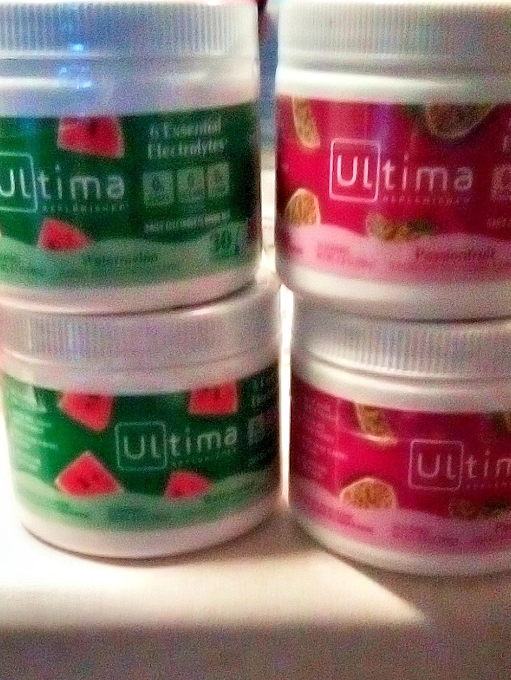 Ultima Watermelon & Passion Fruits Two Of Each Electrolytes NWT